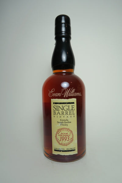Evan Williams Single Barrel Vintage Kentucky Straight Bourbon