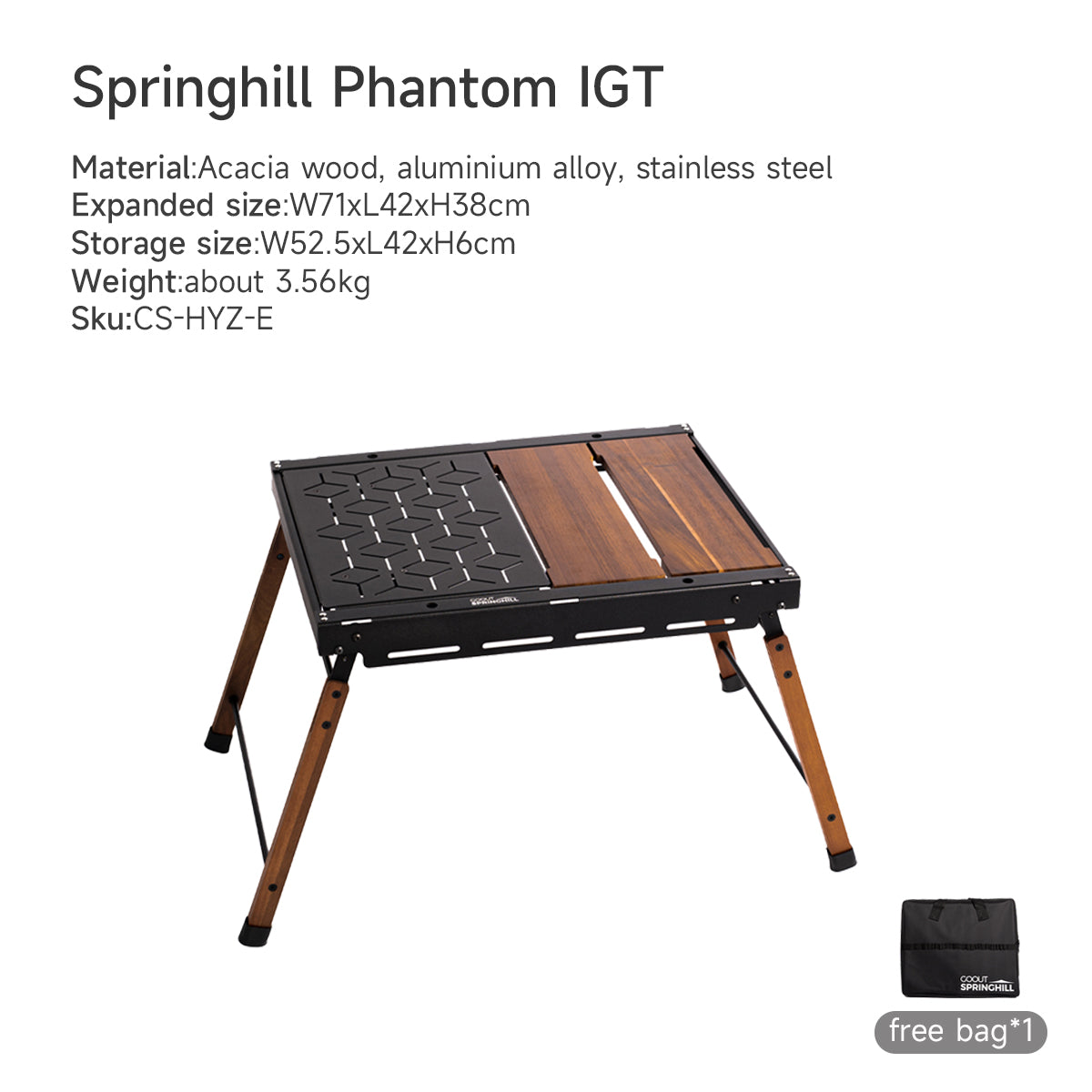 GOOUT SPRINGHILL アウトドアテーブル IGT Table & Chair