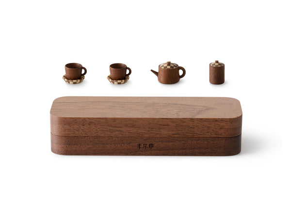 豆洋茶器・豆和茶器 台箱 | 斎藤 久夫 | 手神（てがみ）
