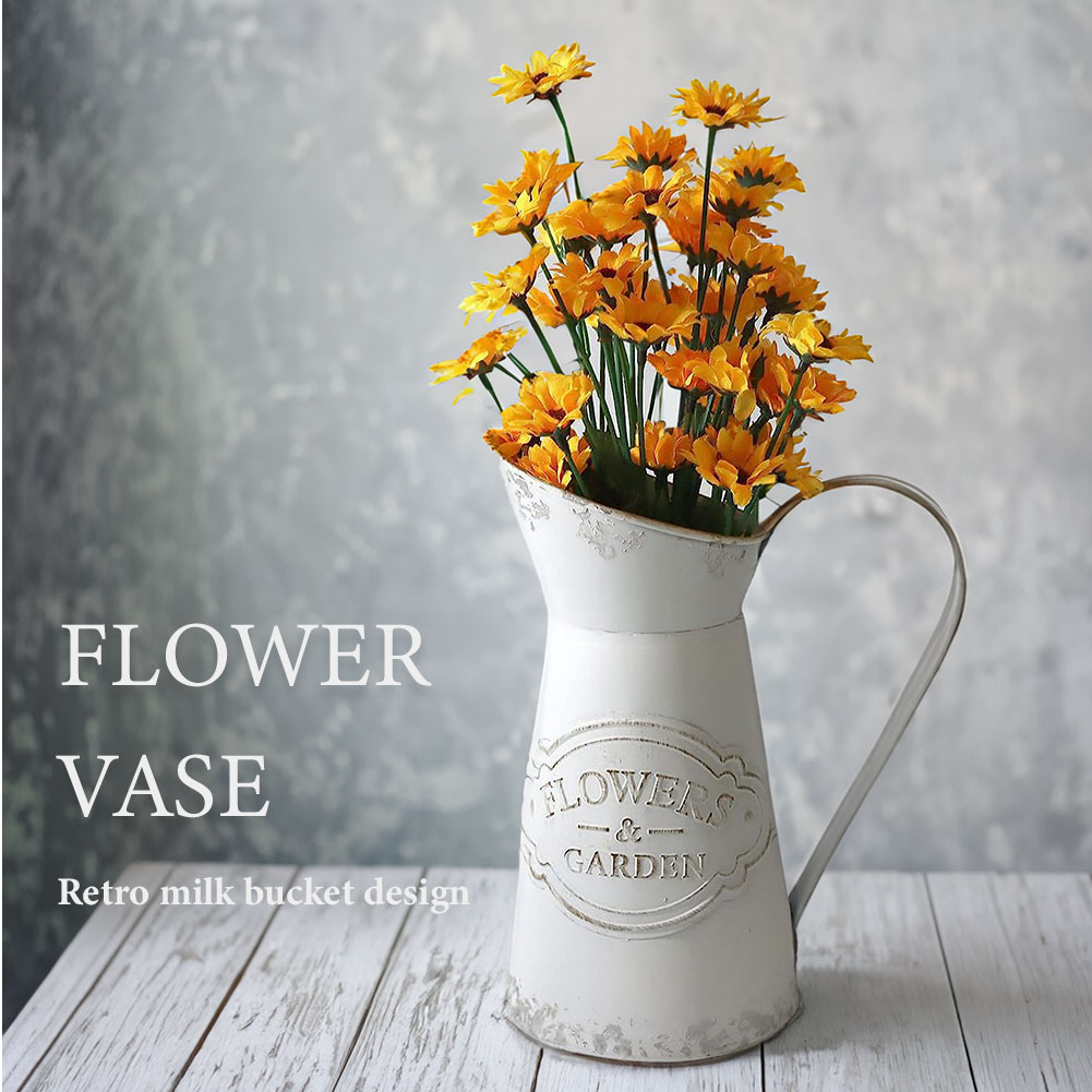 楽天市場】花瓶 花びん フラワーベース 割れない ブリキ 生花 ドライ