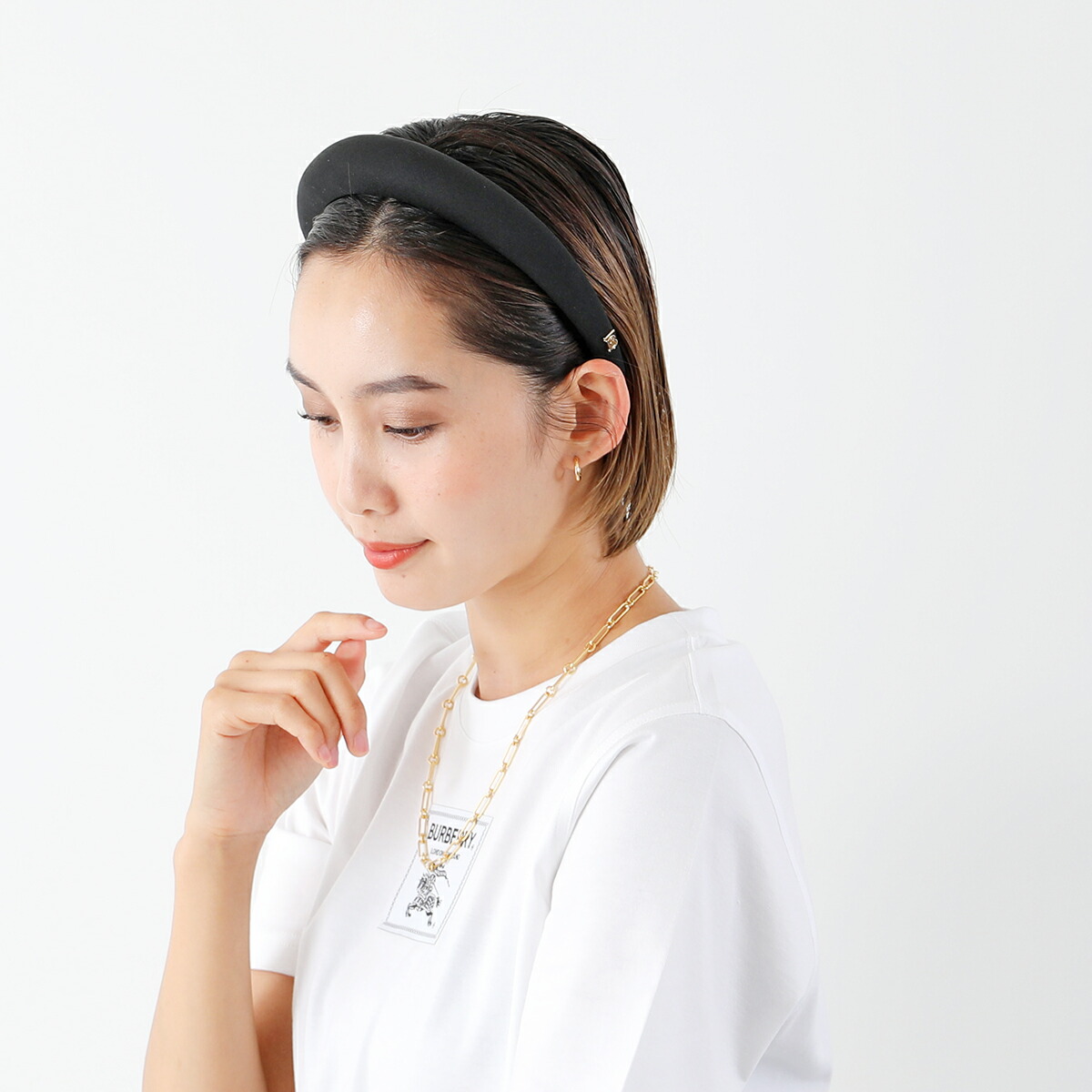 楽天市場】BURBERRY バーバリー ヘアバンド MH ALICE S DK HEADBAND