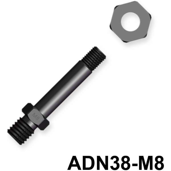 M8 Mandrel and Nose Piece for ADN38 | Astro Pneumatic Tools