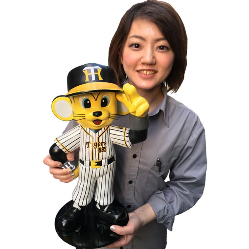 50体限定！阪神タイガース公認「トラッキー」立体オブジェ登場