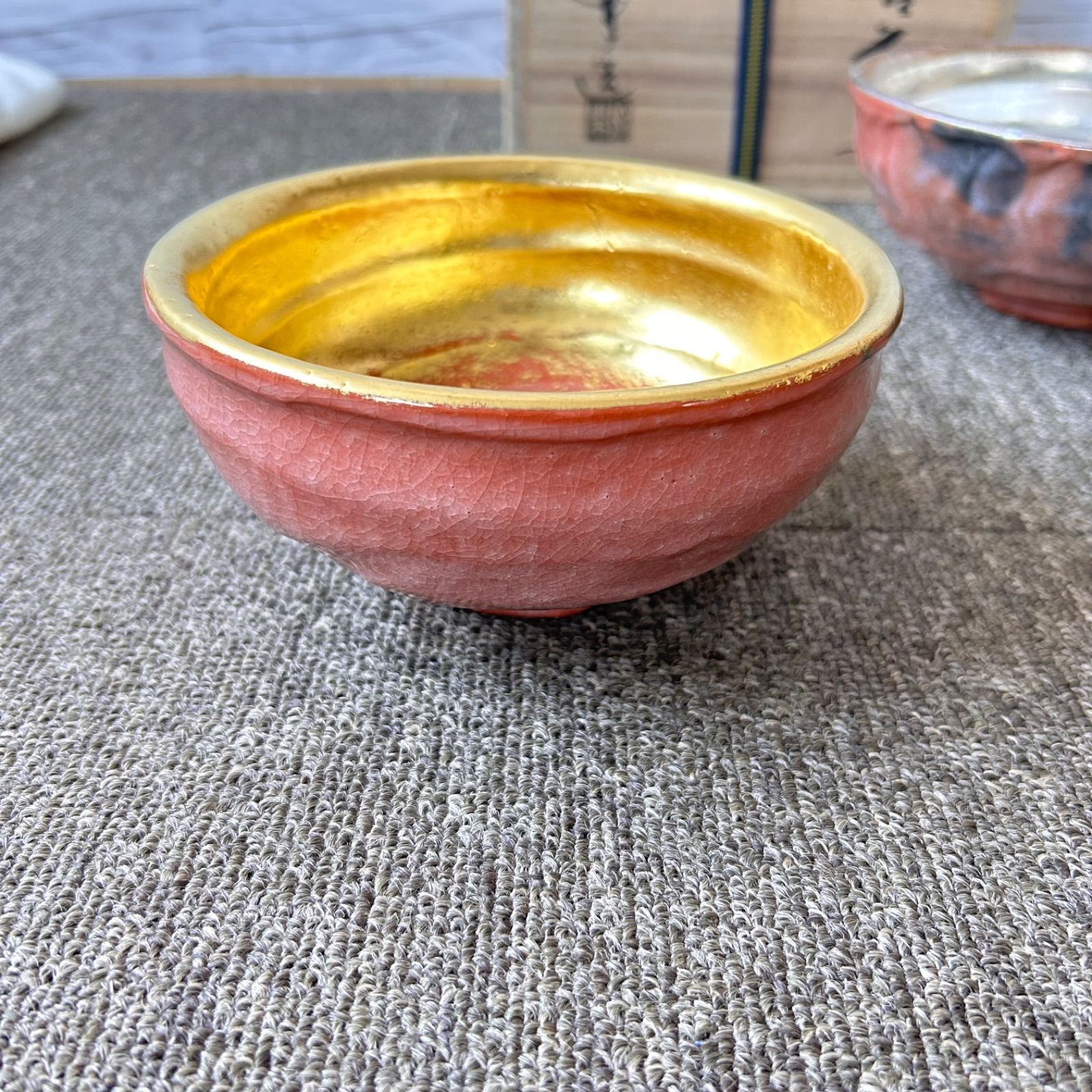 嶋台茶碗 島台茶碗 佐々木松楽作 金銀一双茶碗 極上桐箱 茶道 - メルカリ