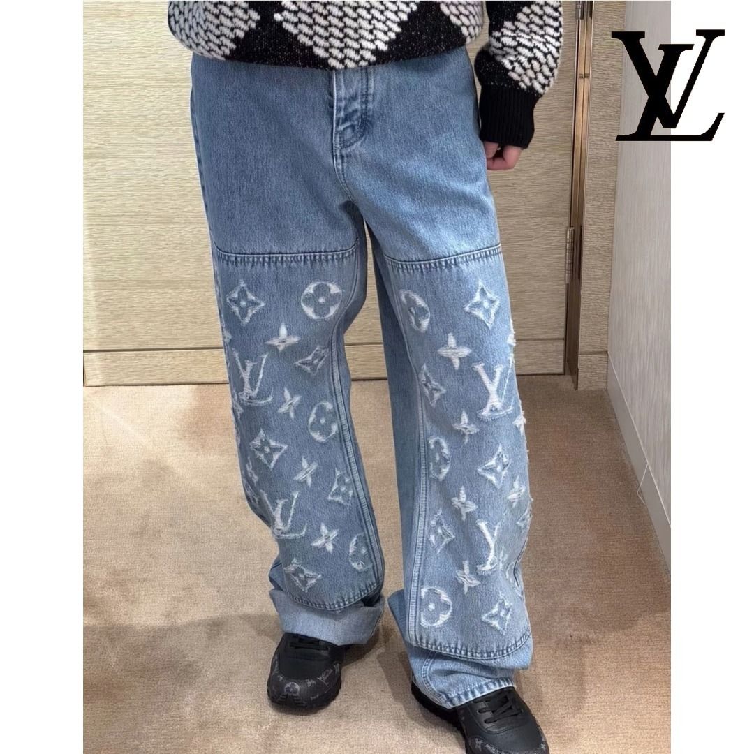オシャレ♪】ルイヴィトン☆デニムスケートジーンズ (Louis Vuitton