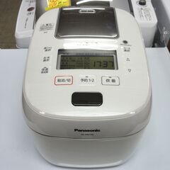 Panasonic 炊飯器 5.5合 2019年製 可変圧力IH式 Wおどり炊き ホワイト
