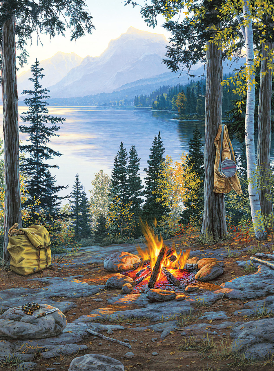 Jack Howes North Country 1000 Piece Puzzle - Darrell Bush Art Al