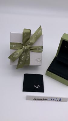 Van cleef & Arpels Earrings case VCA Jewelry box Travel pouch Gift
