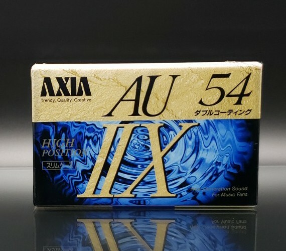 AXIA AU-IIx 54 Blank Audio Cassette Tape Type II High Bias Made in