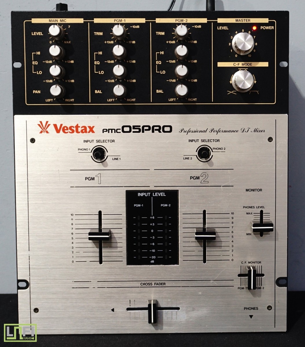 音出確認済】Vestax PMC-05ProIII vca DJミキサー 音出確認済】Vestax