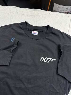 Vintage Men's James Bond 007 Tomorrow Never Dies Movie Promo Shirt
