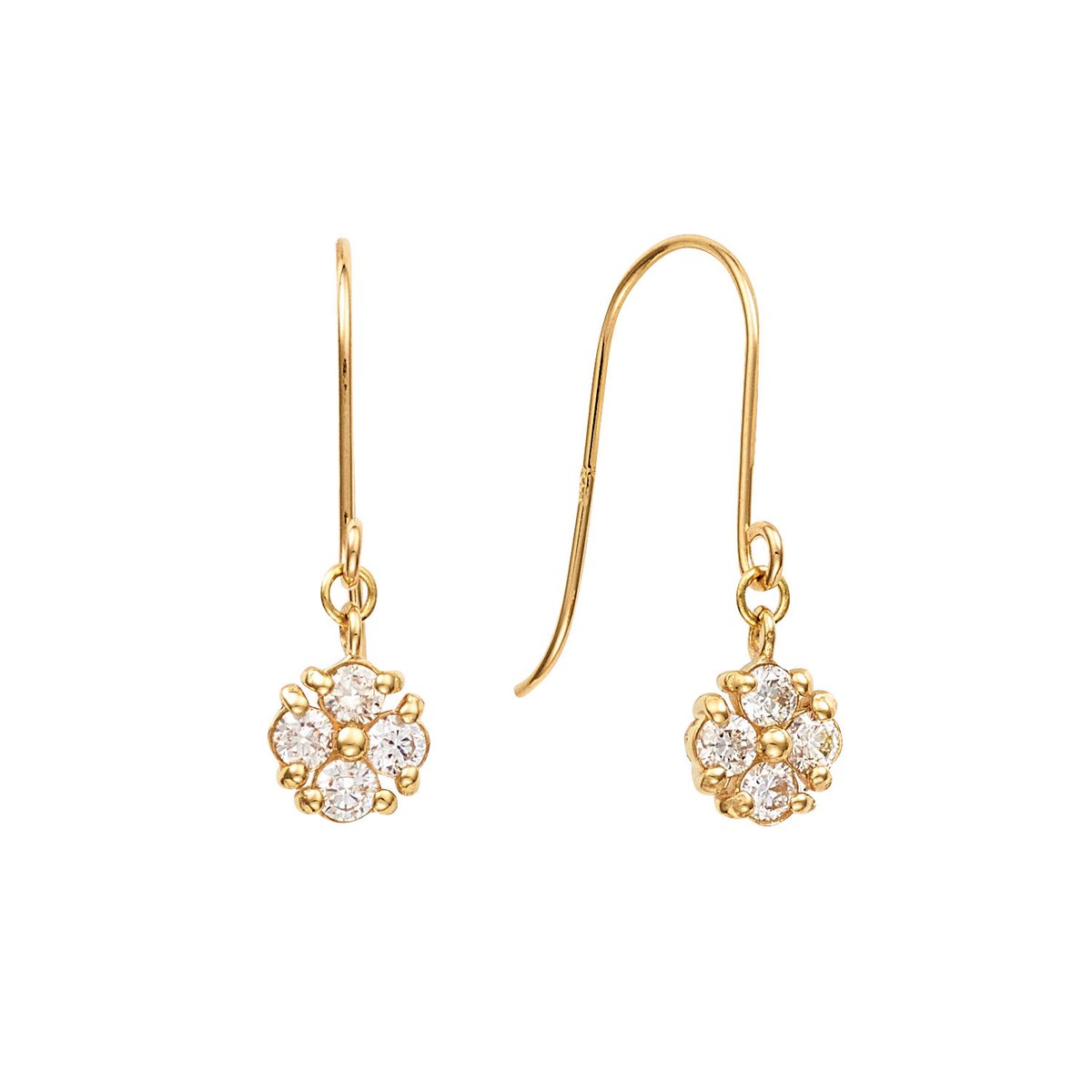 K18YGダイヤモンドピアス 122508140478 | VERITEOnline-Shop