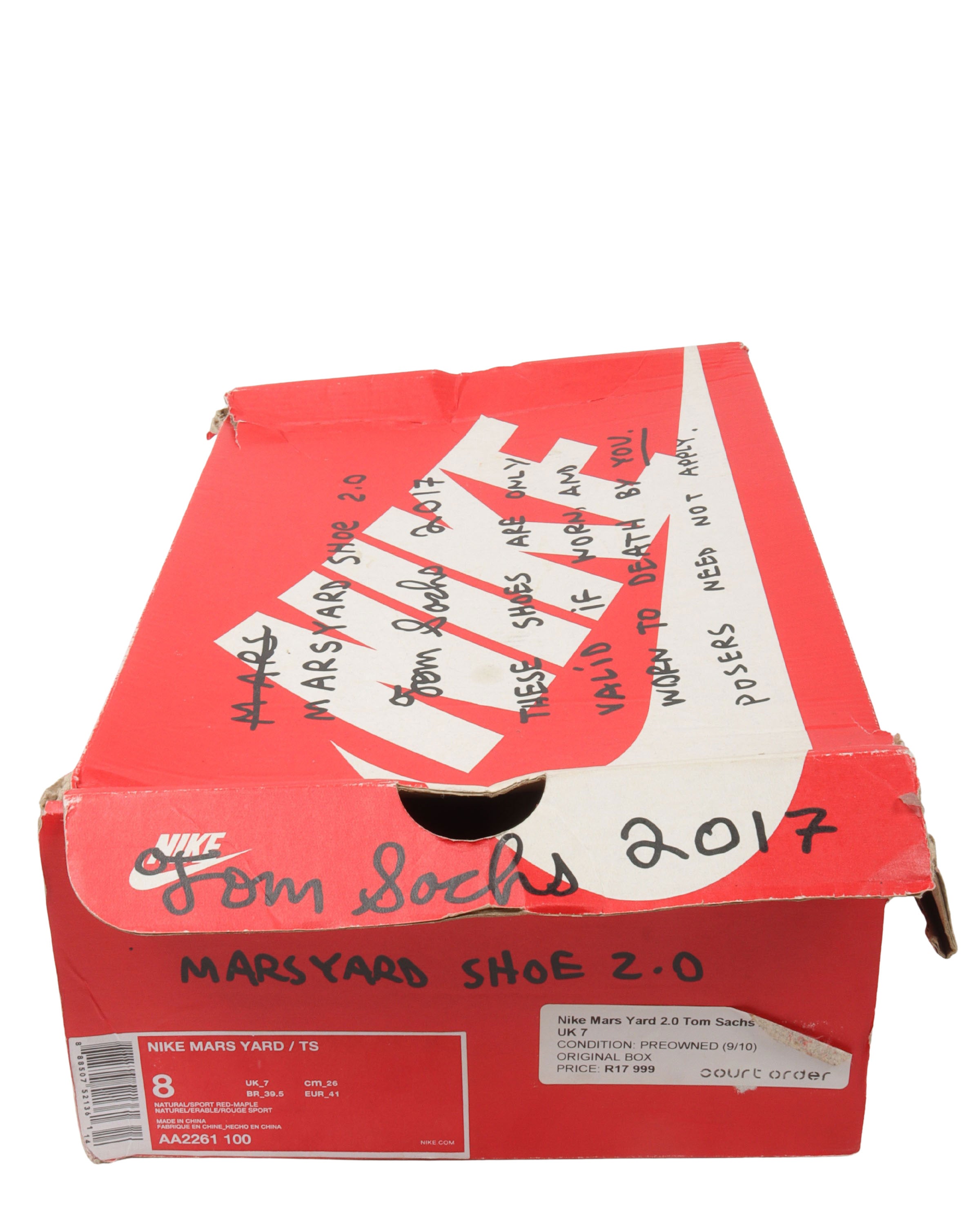 Tom Sachs NikeCraft Mars Yard Shoe 2.0 – Justin Reed