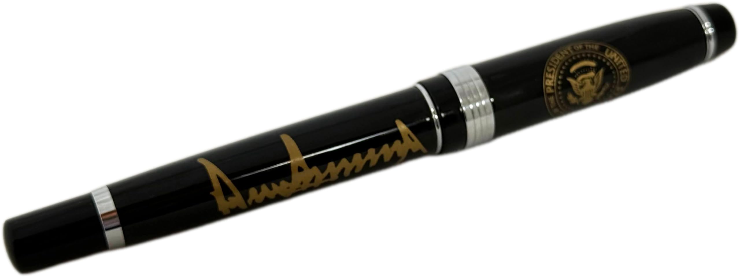 Amazon | ドナルド・トランプ大統領の署名ペン。ブラック。 | 格納式