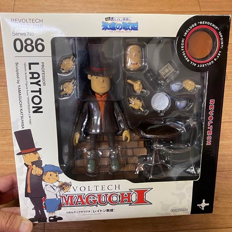 Amazon.co.jp: 海洋堂 リボルテックヤマグチ No086 レイトン教授