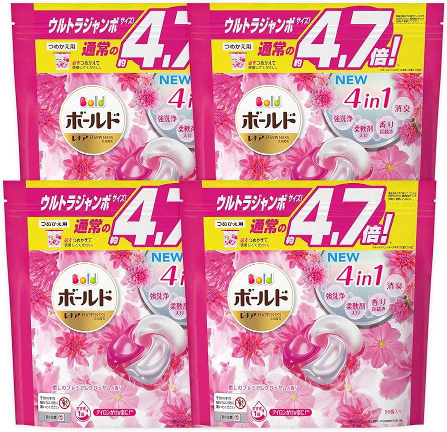 ボールド ジェルボール 4in1 プレミアムブロッサム 詰め替え 90個入り
