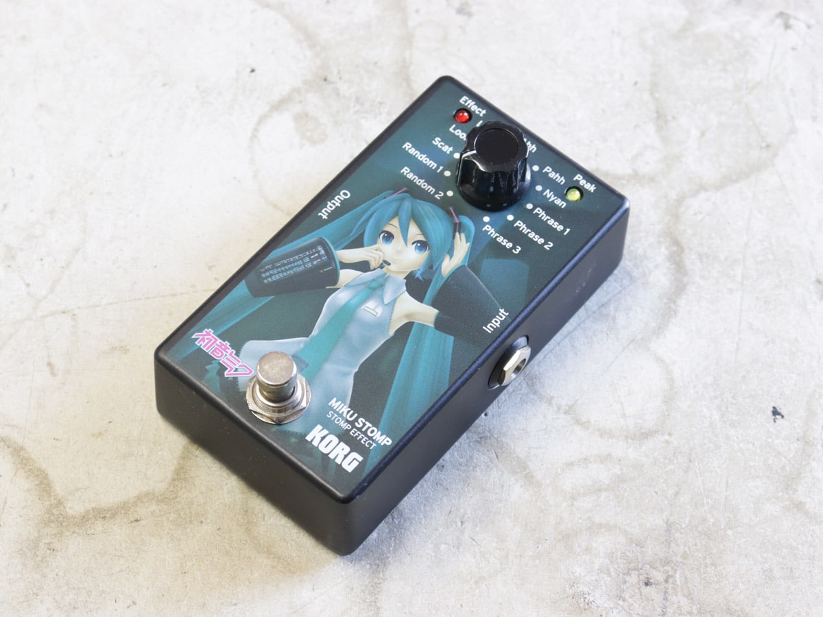 KORG MIKU STOMP コルグ 初音ミク ギターを弾くと初音ミクが歌う