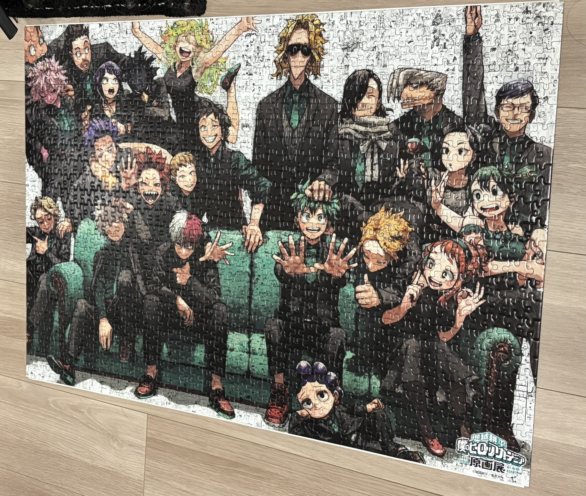ヒロアカ 原画展 モザイクアートジグソーパズル 1000ピース ヒロアカ