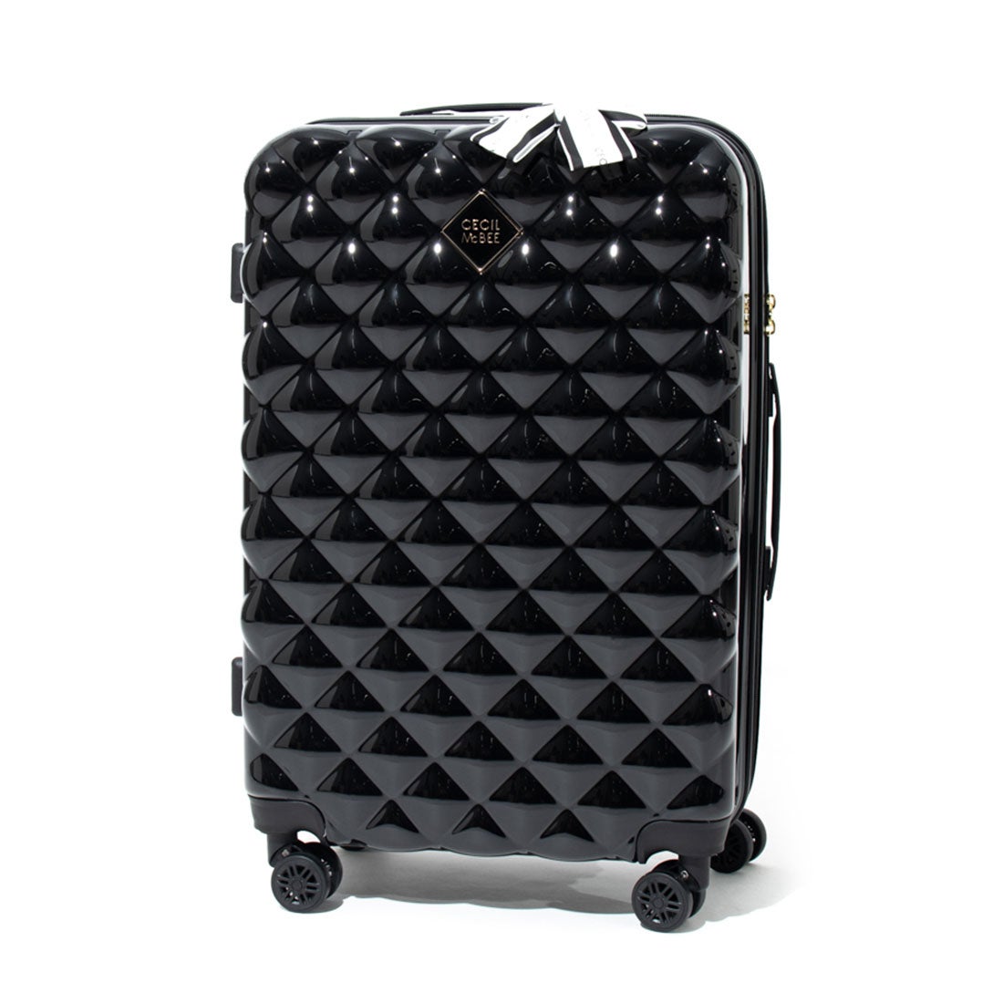 セシルマクビー CECIL McBEE Lサイズ キルト風キャリーケース