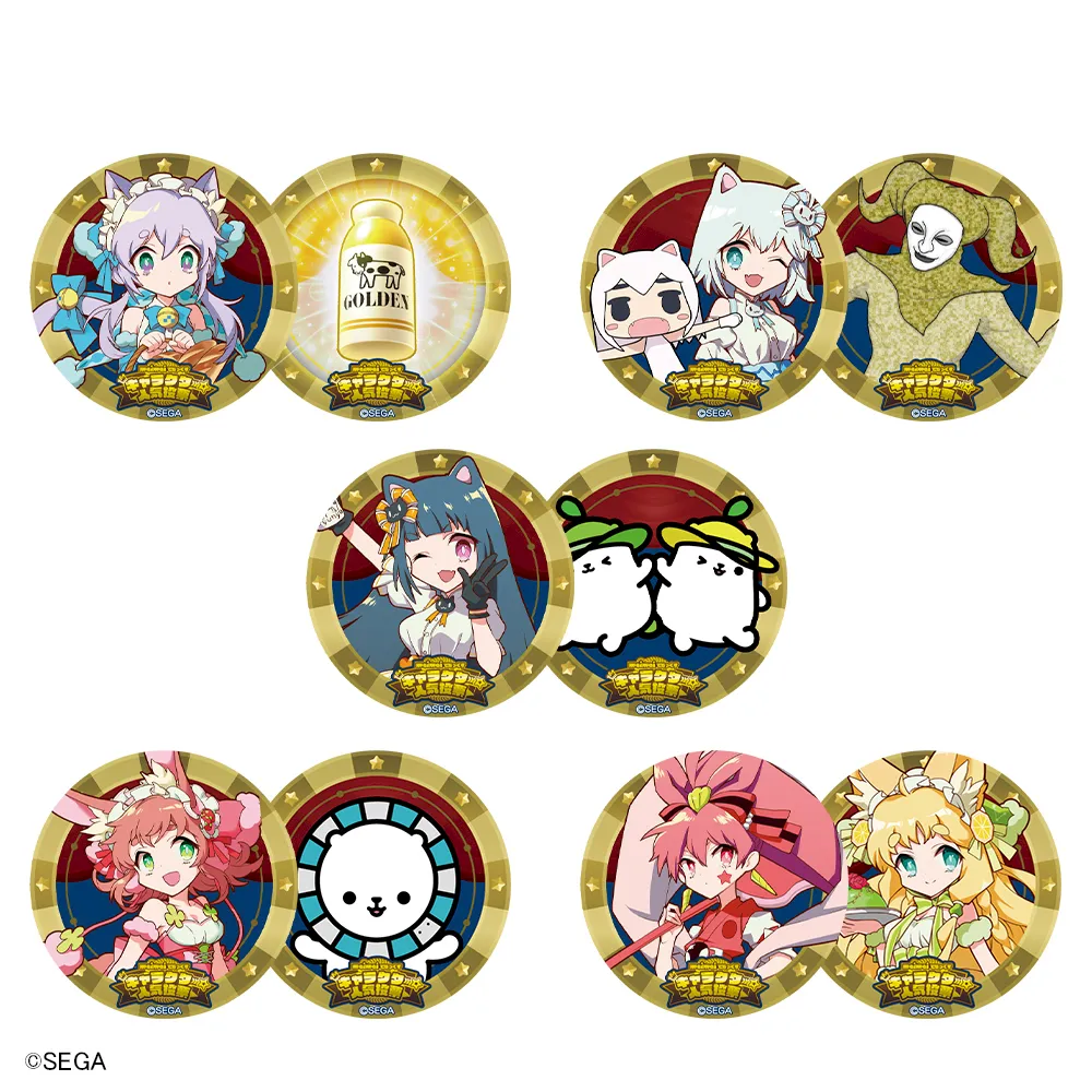 maimai でらっくす キャラクター人気投票 缶バッジセット メイン