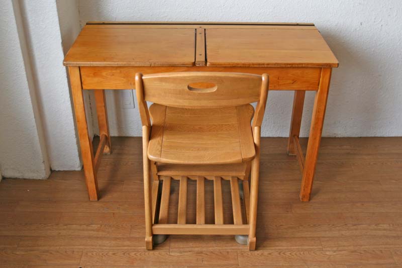 2Pスクールデスク｜アンティーク家具・照明の専門店｜デニム