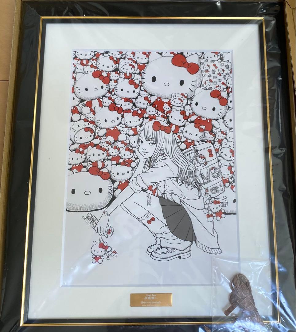 伊藤潤二✖️サンリオ　複製原画 伊藤潤二・サンリオキャラクターズ 複製原画 パロディ│あそびファクトリー