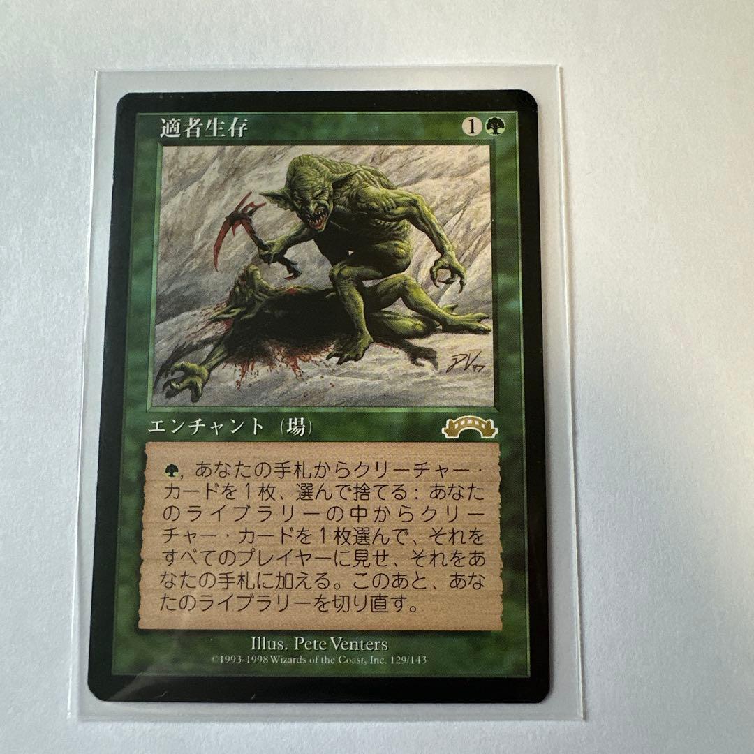 適者生存 エンチャントカード 適者生存 [EXO] 【BIGWEB | MTG】日本最大級の激安カードゲーム通販専門店