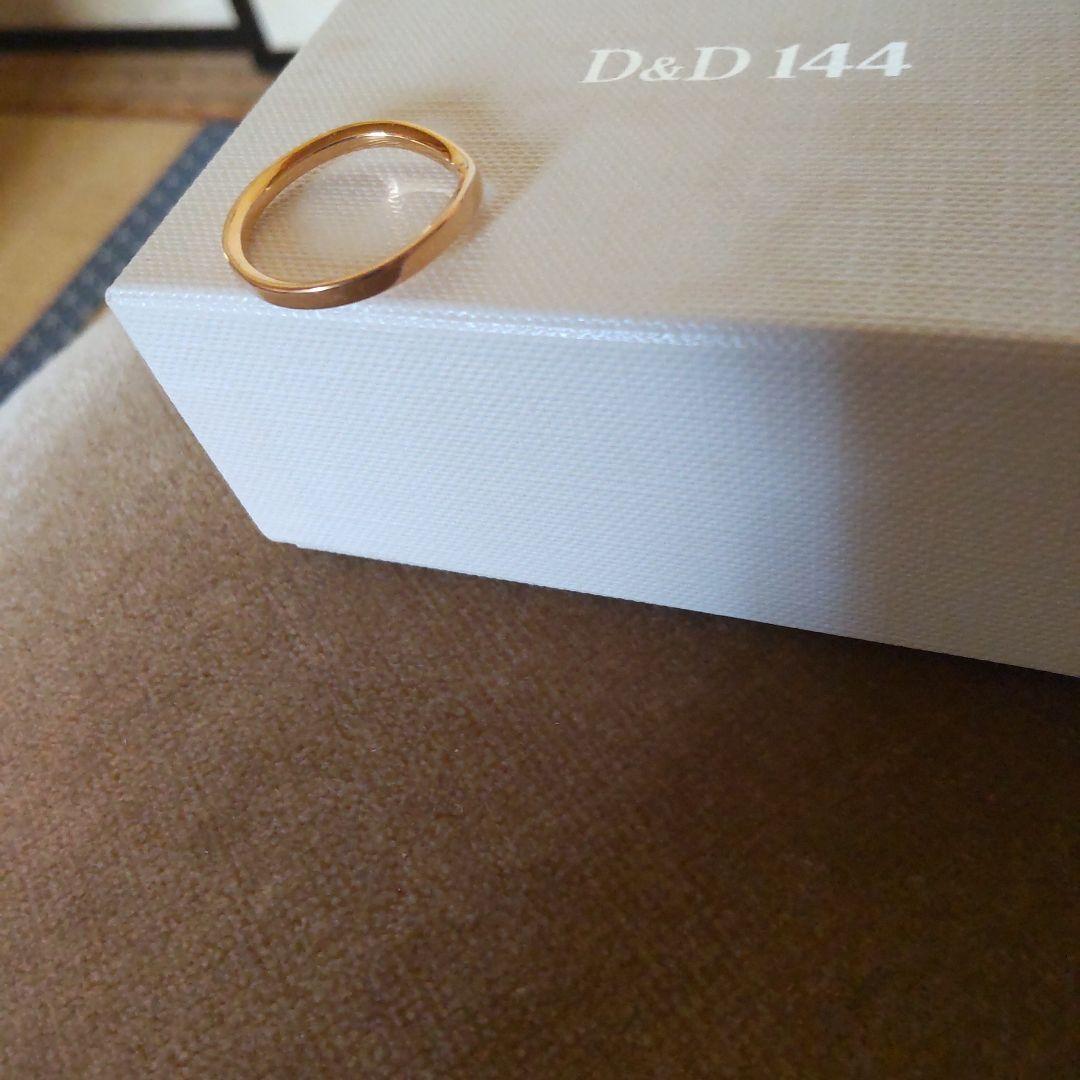 ウェ―ブ・リング750、K18男女兼用