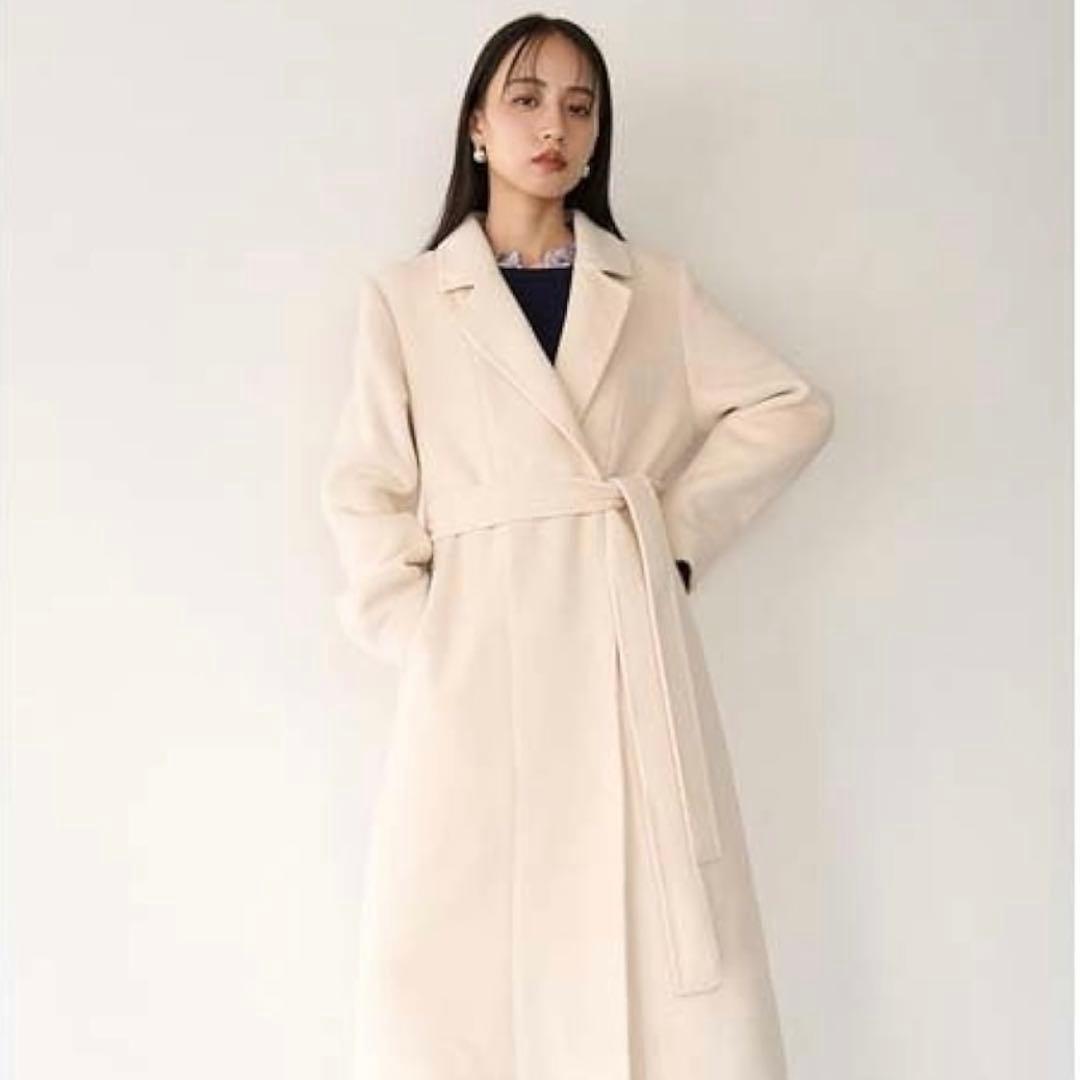 新品タグ付き♡スナイデル ベルテッドレディコート 2024AW 2種ベルトあり 新品タグ付き♡スナイデル ベルテッドレディコート 2024AW 2種ベルト