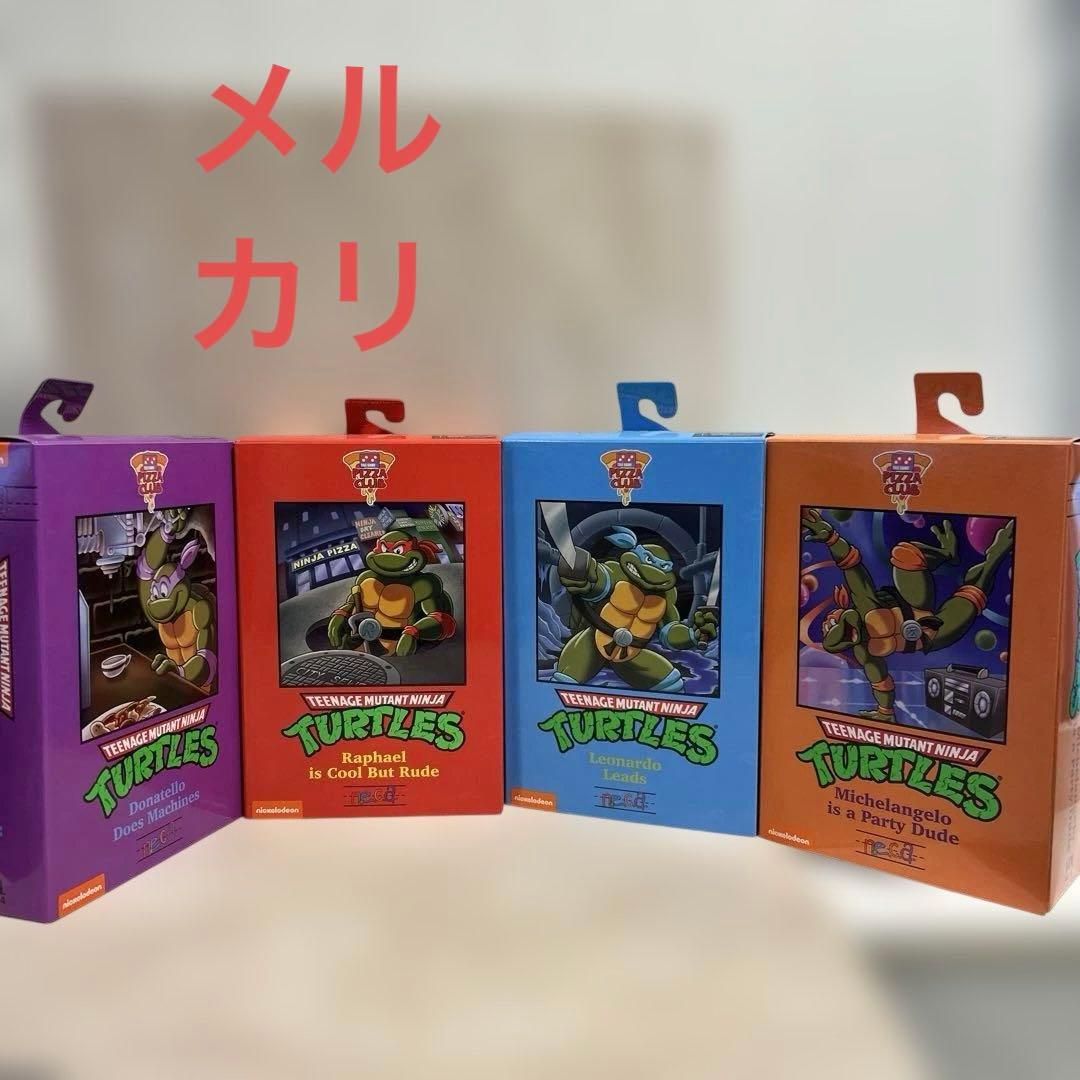 ネカ ミュータント　タートルズ　フィギュア 4体セットneca TMNT ミュータントタートルズ ショップ フィギュア 4体セット ネカ
