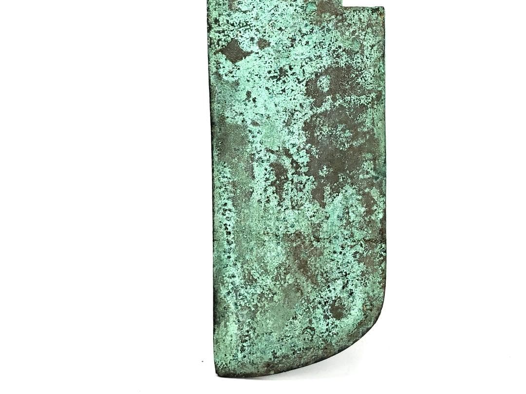 栔刀五百青銅象嵌 】 37cm 骨董古玩 - メルカリ