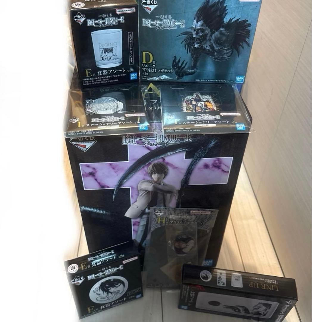 新品未開封 デスノート 一番くじ A賞　夜神月 フィギュア セット 一番くじ デスノート DEATHNOTE A賞 夜神月 フィギュア 未開封 - メルカリ