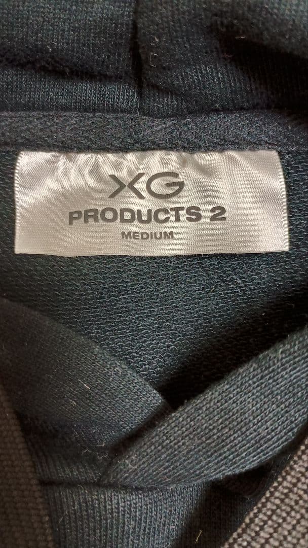 XG ピグメントダイ プルオーバーフーディー M