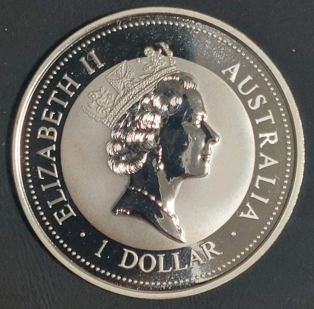 1994年 オーストラリア 1ドル銀貨 クッカバラ 楽天市場】オーストラリア 30ドル銀貨 1994年 1キロ プルーフ 銀貨
