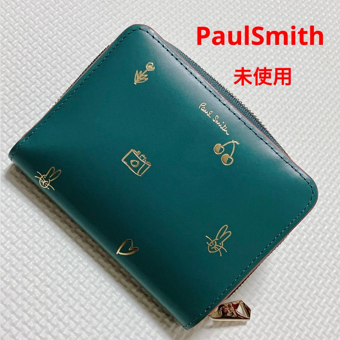 未使用PaulSmithミックスドゥードゥル レザー二つ折り財布　グリーン　緑 楽天市場】【新古品】【レディース】Poul Smith ポールスミス ミックス