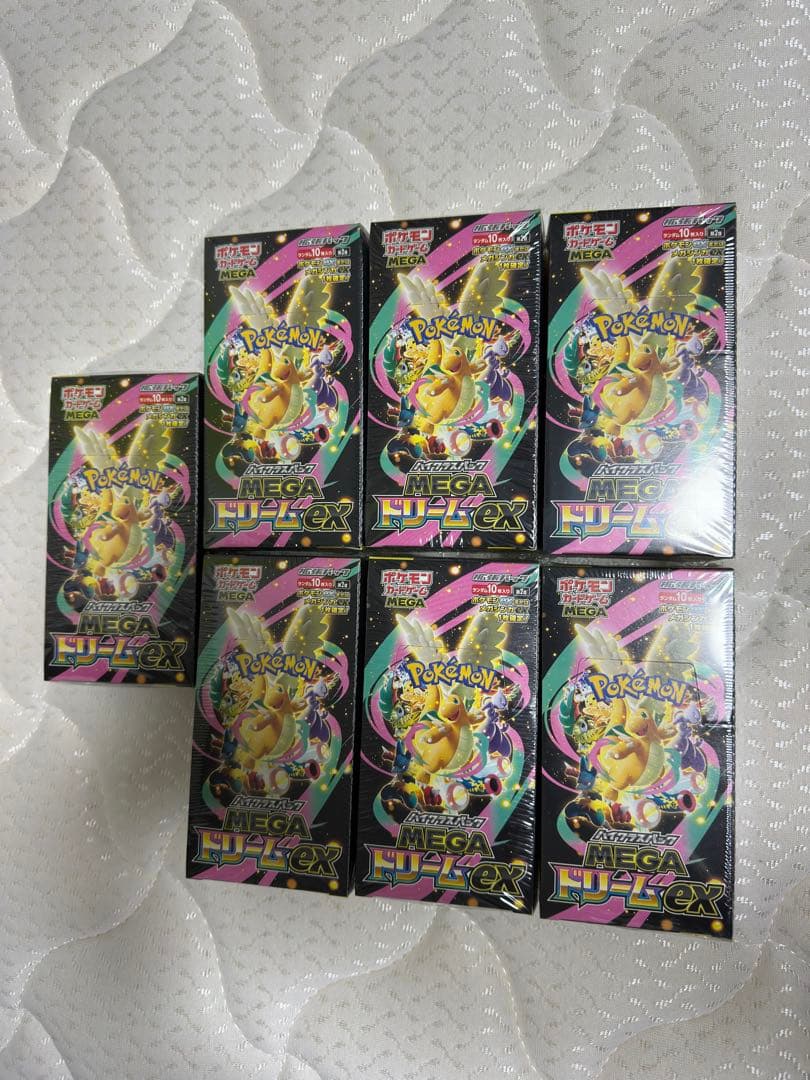 ポケモンカード MEGA ドリームEX 10パック入り✖︎ 7ボックス ポケモンカードゲーム MEGA ハイクラスパック MEGAドリームex BOX（10