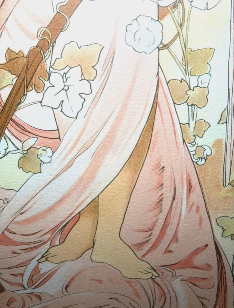 coin様専用です 真作絵画 アルフォンス・ミュシャ リトグラフ USA正規