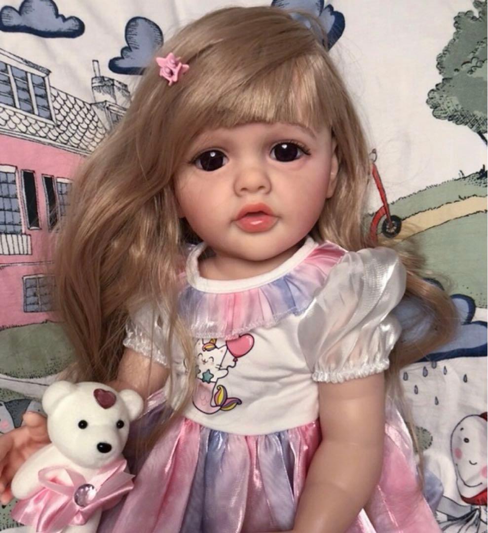 ⭐︎フルビニール　リペイント　リボーンドール　⭐︎ フルビニールのトドラーちゃんリボーンドール