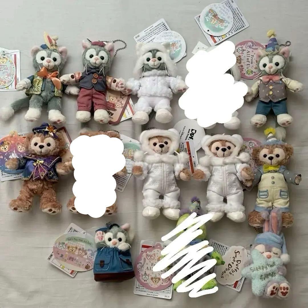 タグ付き　ダッフィー　ジェラトーニ　ぬいぐるみバッジ 楽天市場】ジェラトーニ ぬいぐるみバッジ ぬいバ ダッフィー