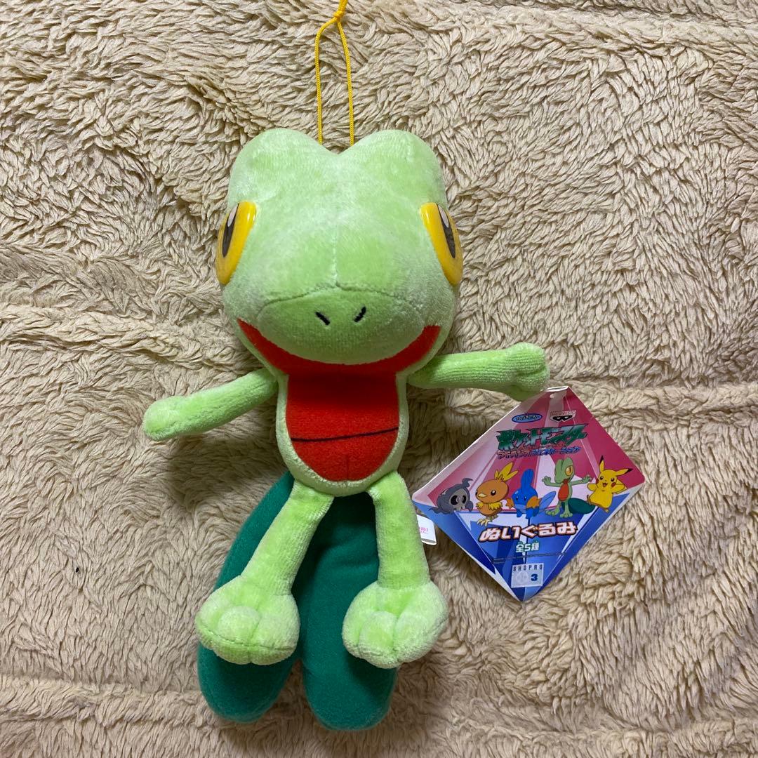 希少　ポケモン　アドバンスジェネレーション　キモリ　ぬいぐるみ　2003年製