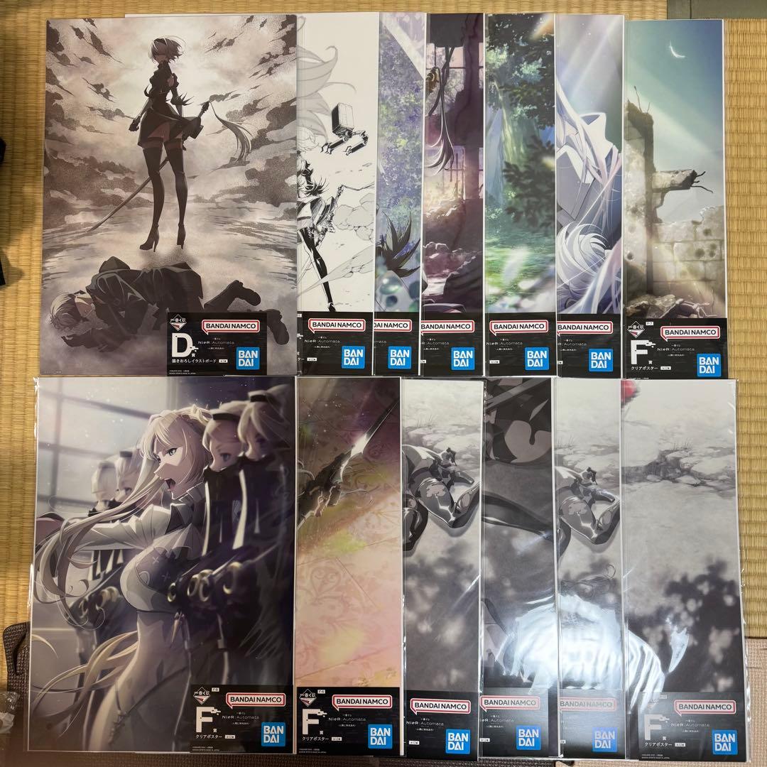 NieR ニーアオートマタ 一番くじ D賞 F賞コンプセット - メルカリ