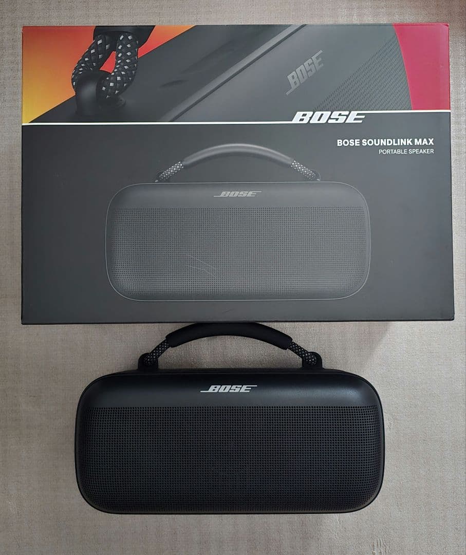 Bose SoundLink Max ブラック Bose SoundLink Max (Black) Portable waterproof Bluetooth® speaker