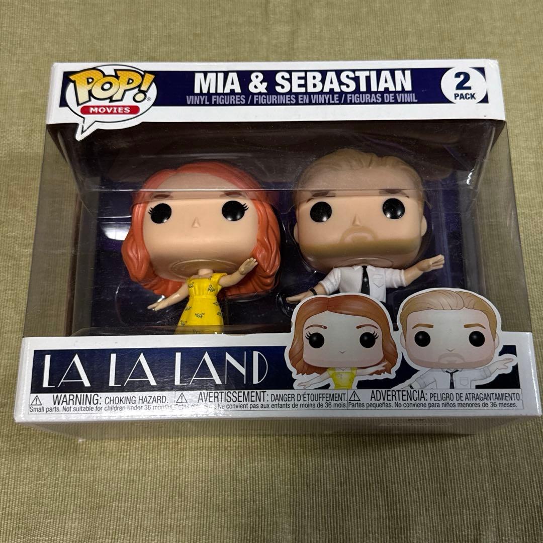レア品　FUNKO POP フィギュア　ララランド　LA LA LAND VAULTED Mia Sebastian La La Land Funko Pop 2-Pack Movies Musicals